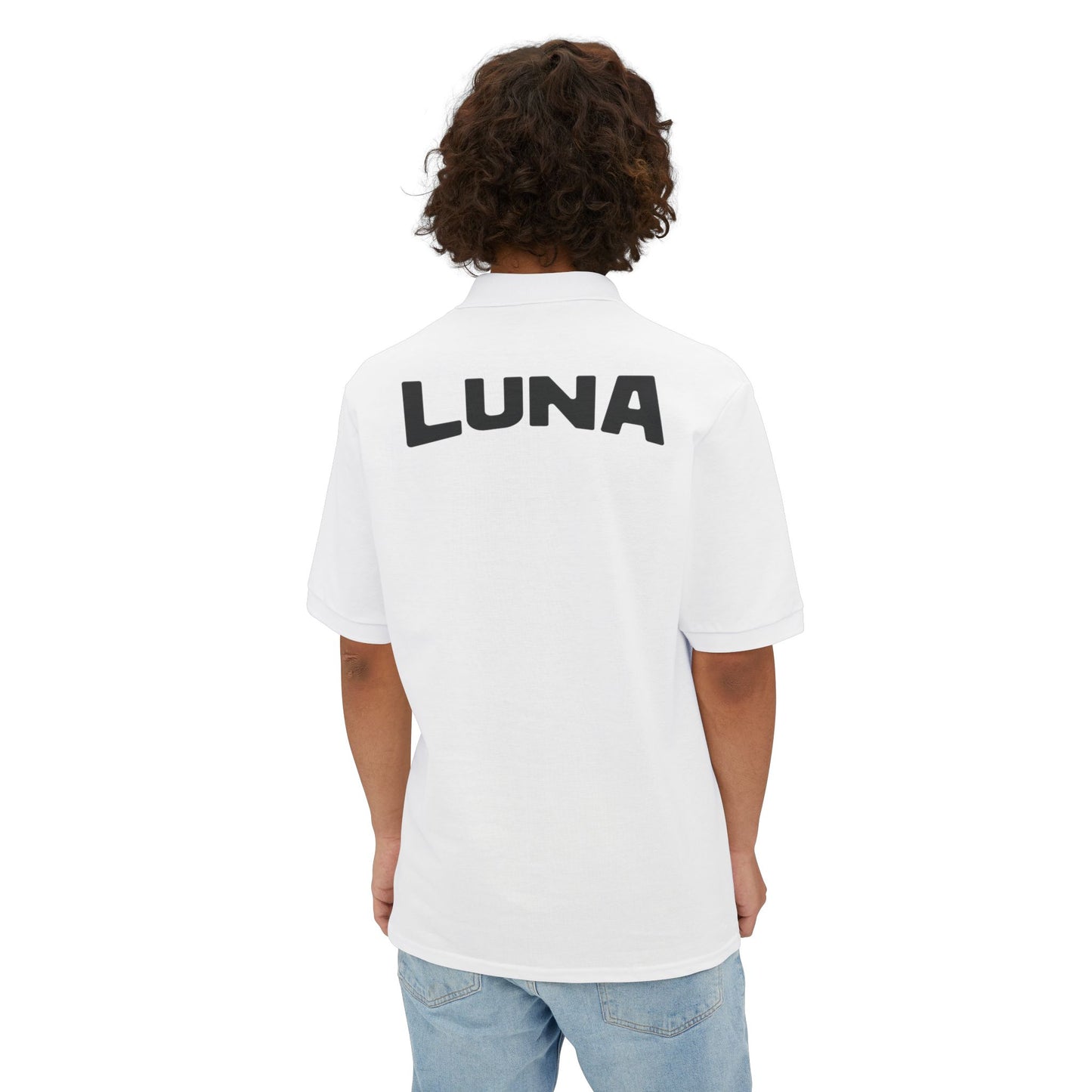 Kaula Uea Moana Luna Men's Cotton Polo Shirt