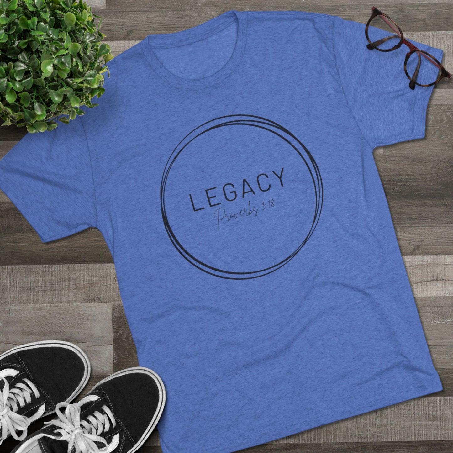 Legacy Circle Creed Tri-Blend Crew Tee