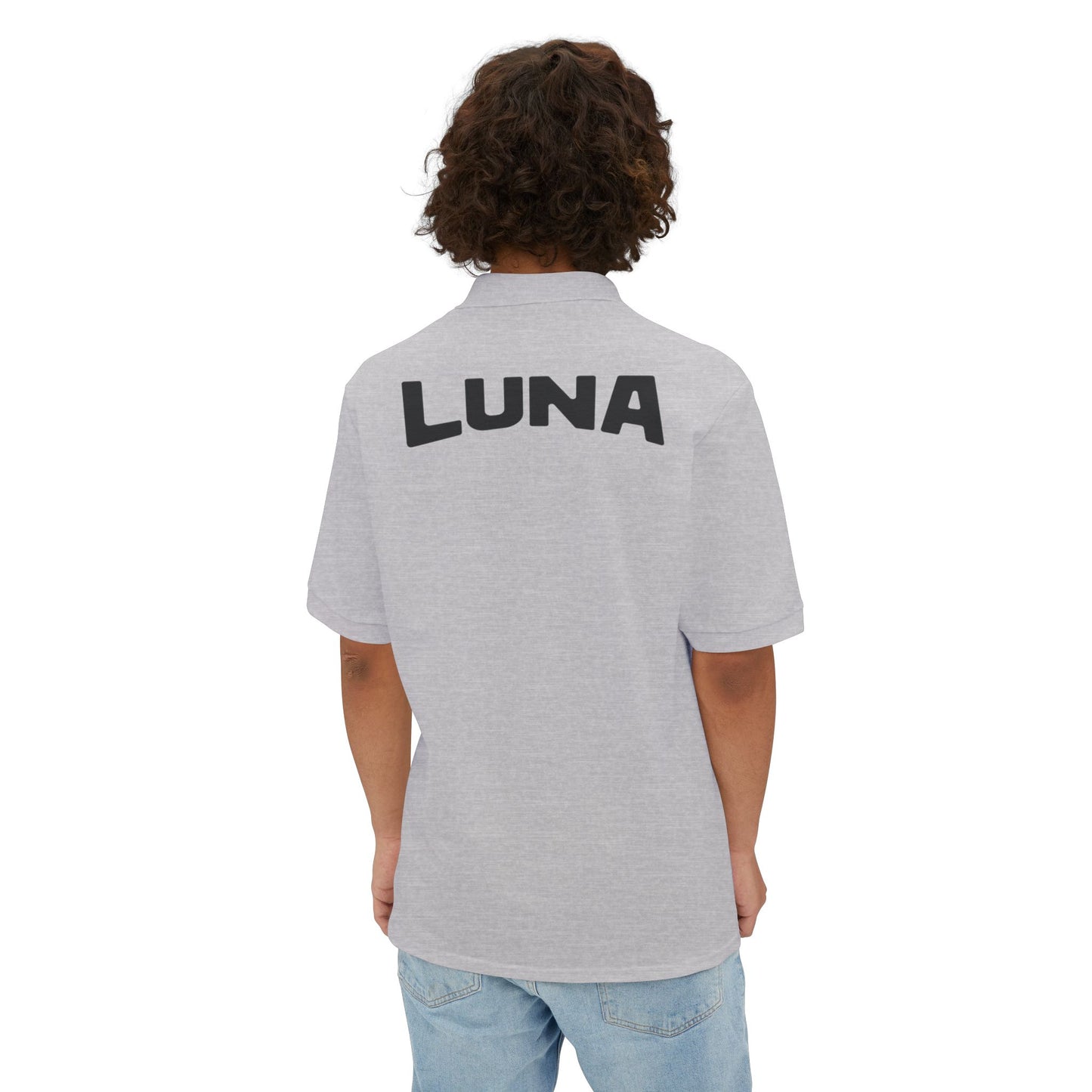 Kaula Uea Moana Luna Men's Cotton Polo Shirt