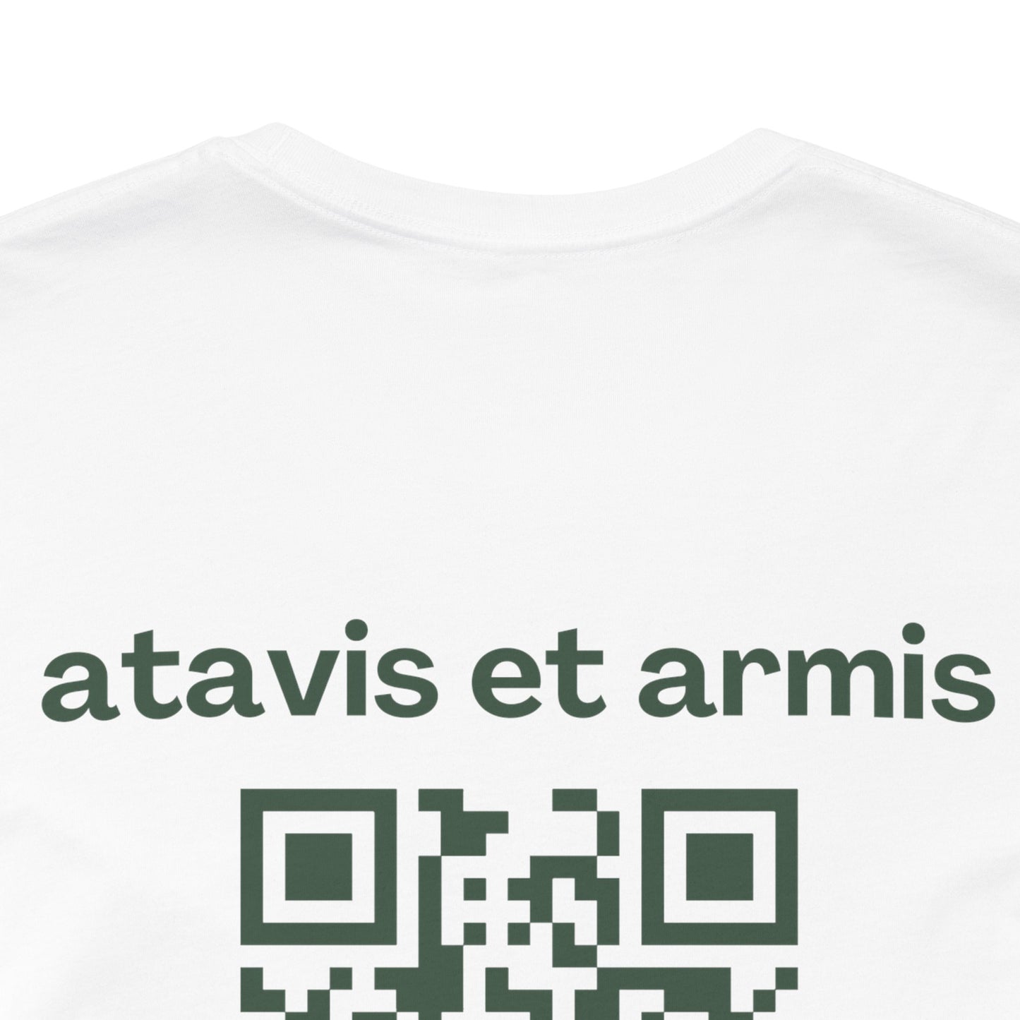 MHOSLJ Massachusetts T-Shirt - Large Cross Front and QR Back