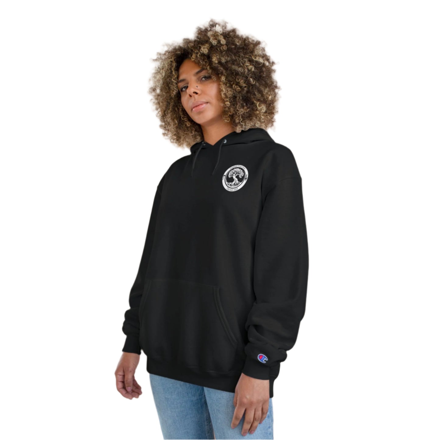 CTC Logo Beaver Chainsaw Champion Hoodie Sweatshirt - Black
