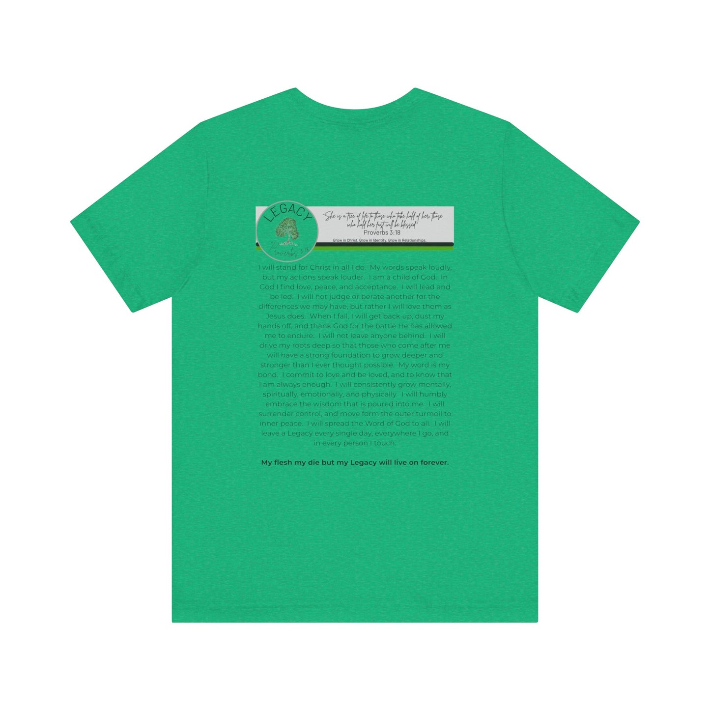 Legacy Tree Creed Cotton Blend Tee