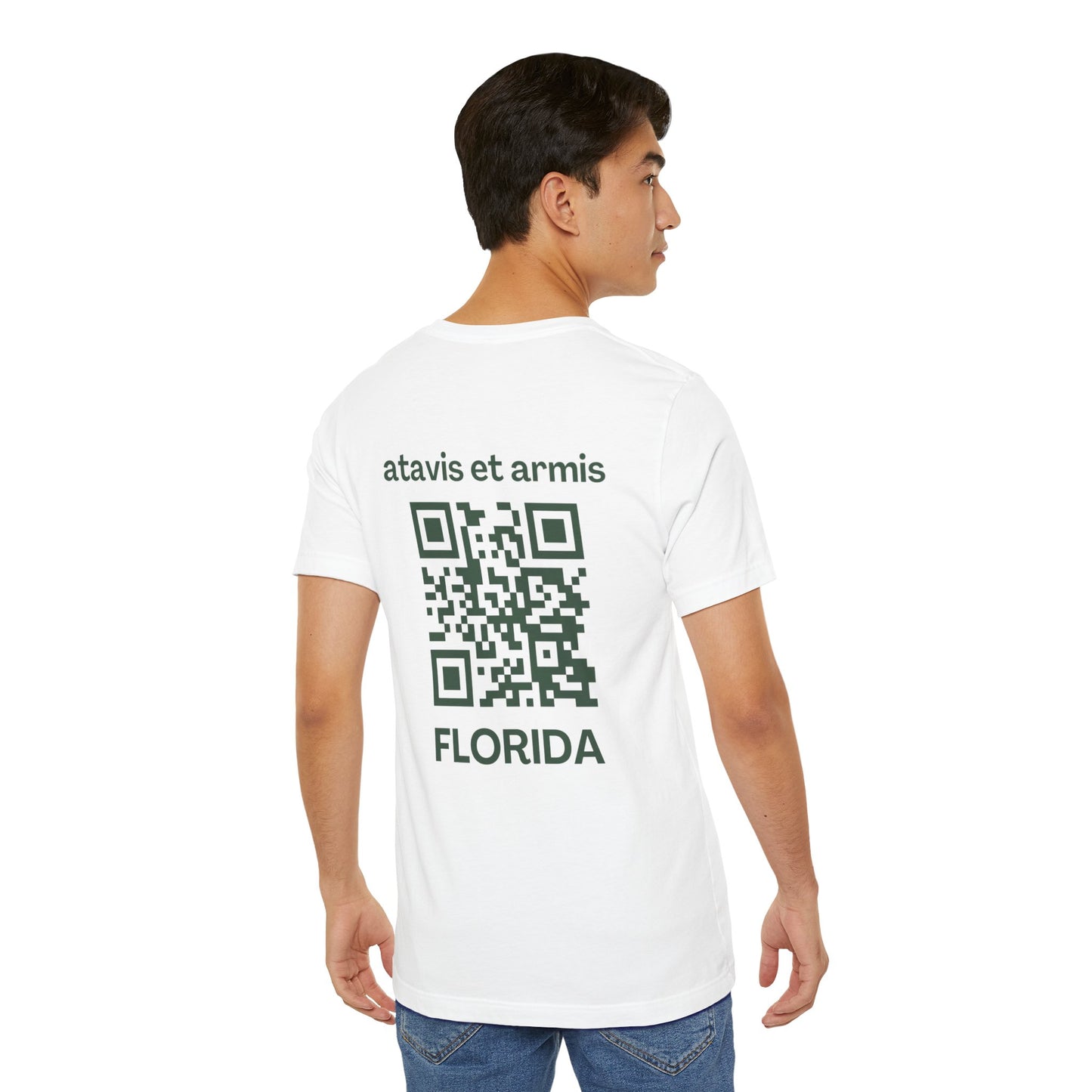 MHOSLJ Florida T-Shirt - Large Cross Front and QR Back