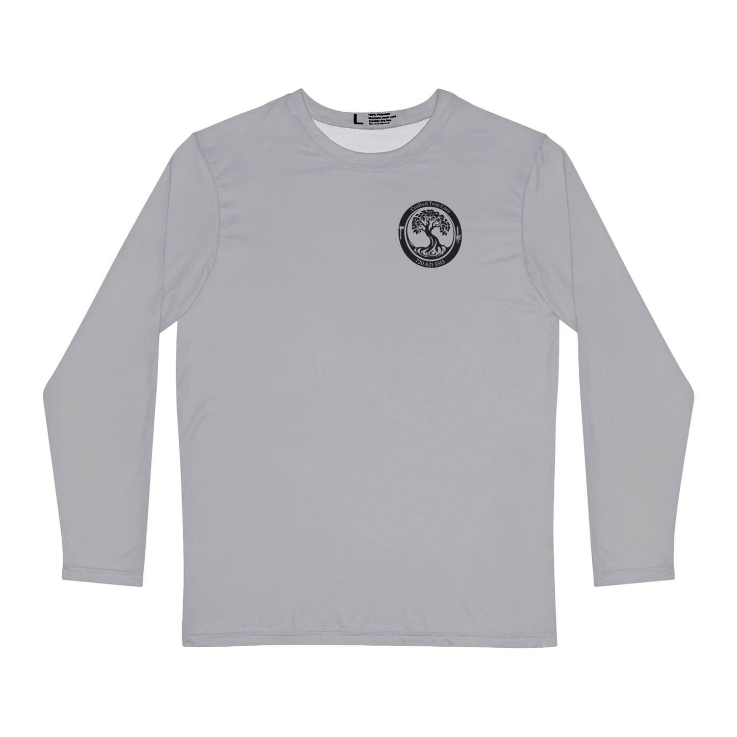 CTC Polyester Long Sleeve Shirt - Light Grey
