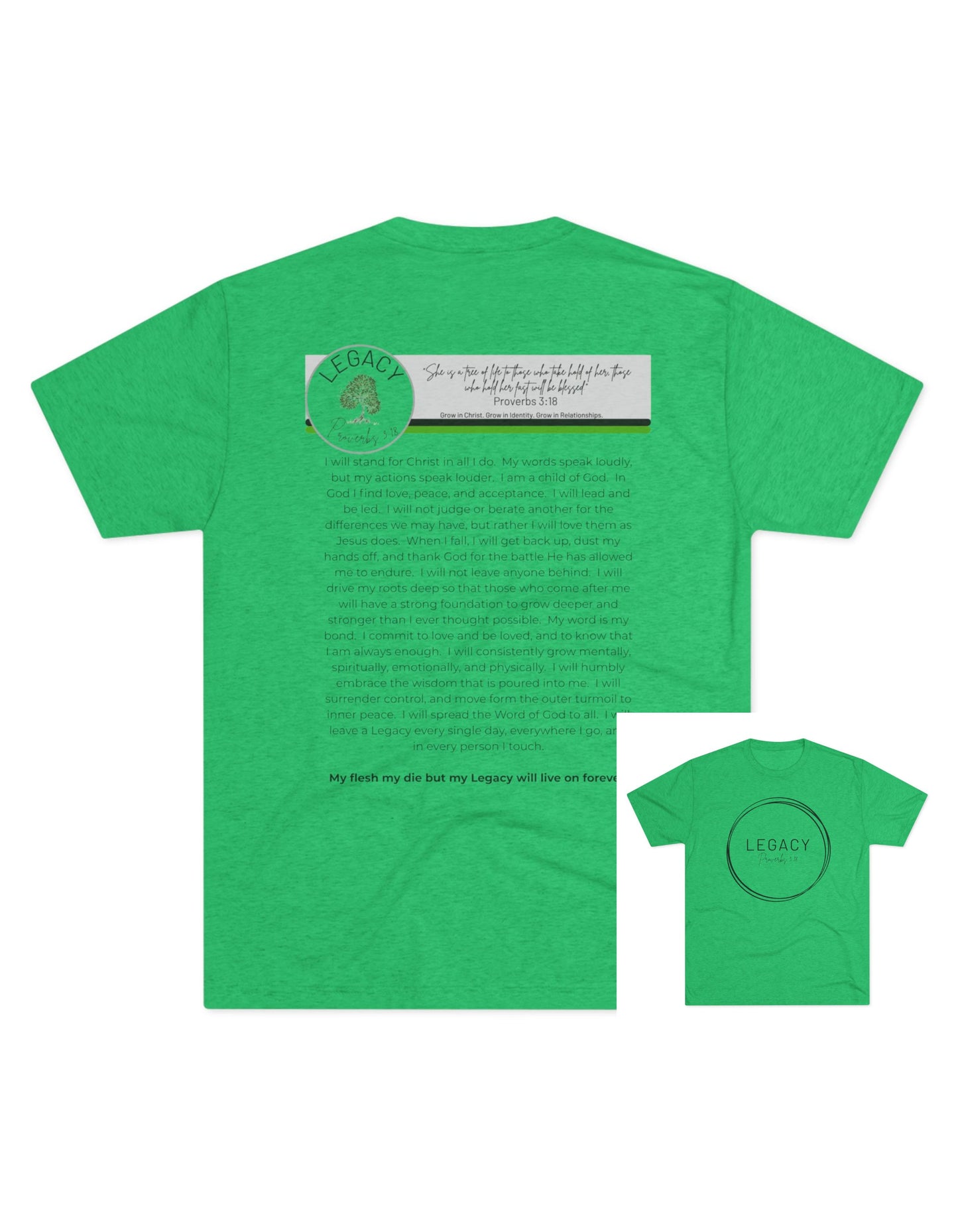 Legacy Circle Creed Tri-Blend Crew Tee