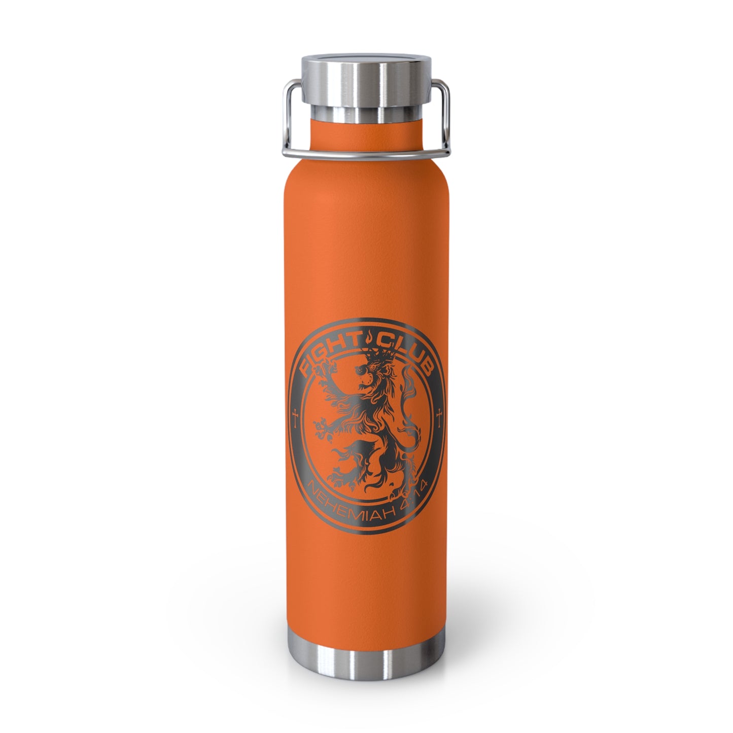 Fight Club Copper Vacuum Insulated Bottle, 22oz - Logo