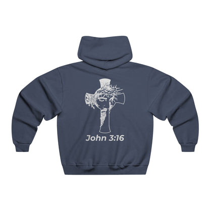 HDUB Cross Living on Mission John 3:16 Hooded Sweatshirt