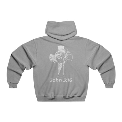 HDUB Cross Living on Mission John 3:16 Hooded Sweatshirt