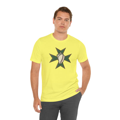 MHOSLJ Hawaii T-Shirt - Large Badge Front and QR Back