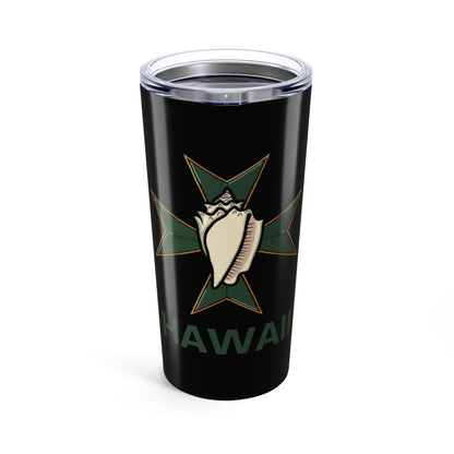 MHOSLJ Hawaii Badge Stainless Steel Tumbler 20oz