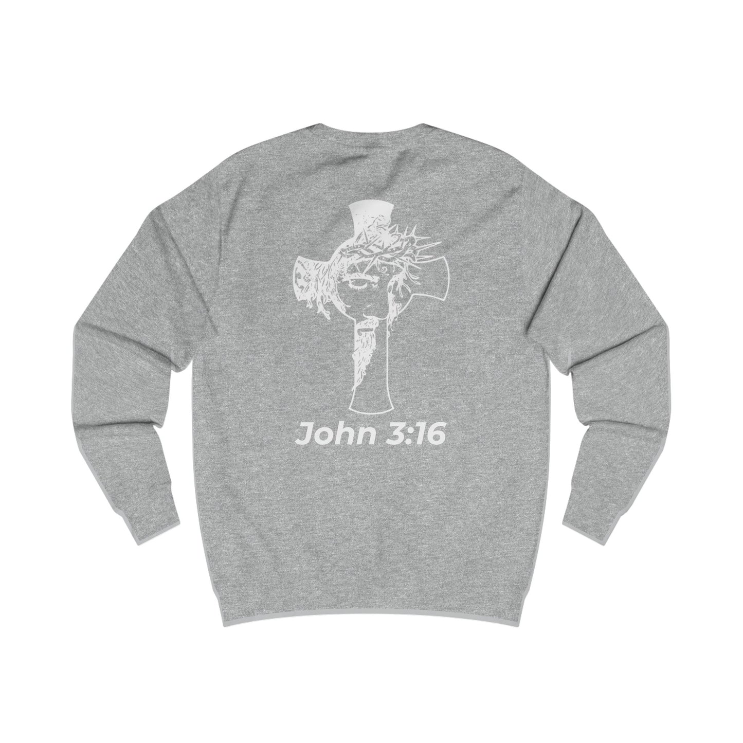 HDUB Cross Living on Mission John 3:16 Sweatshirt