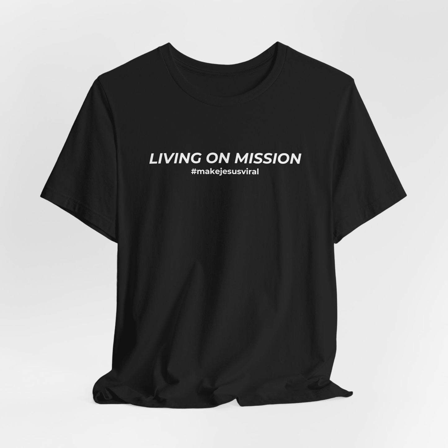 HDUB Cross Living on Mission Philippians 4:13 T-Shirt