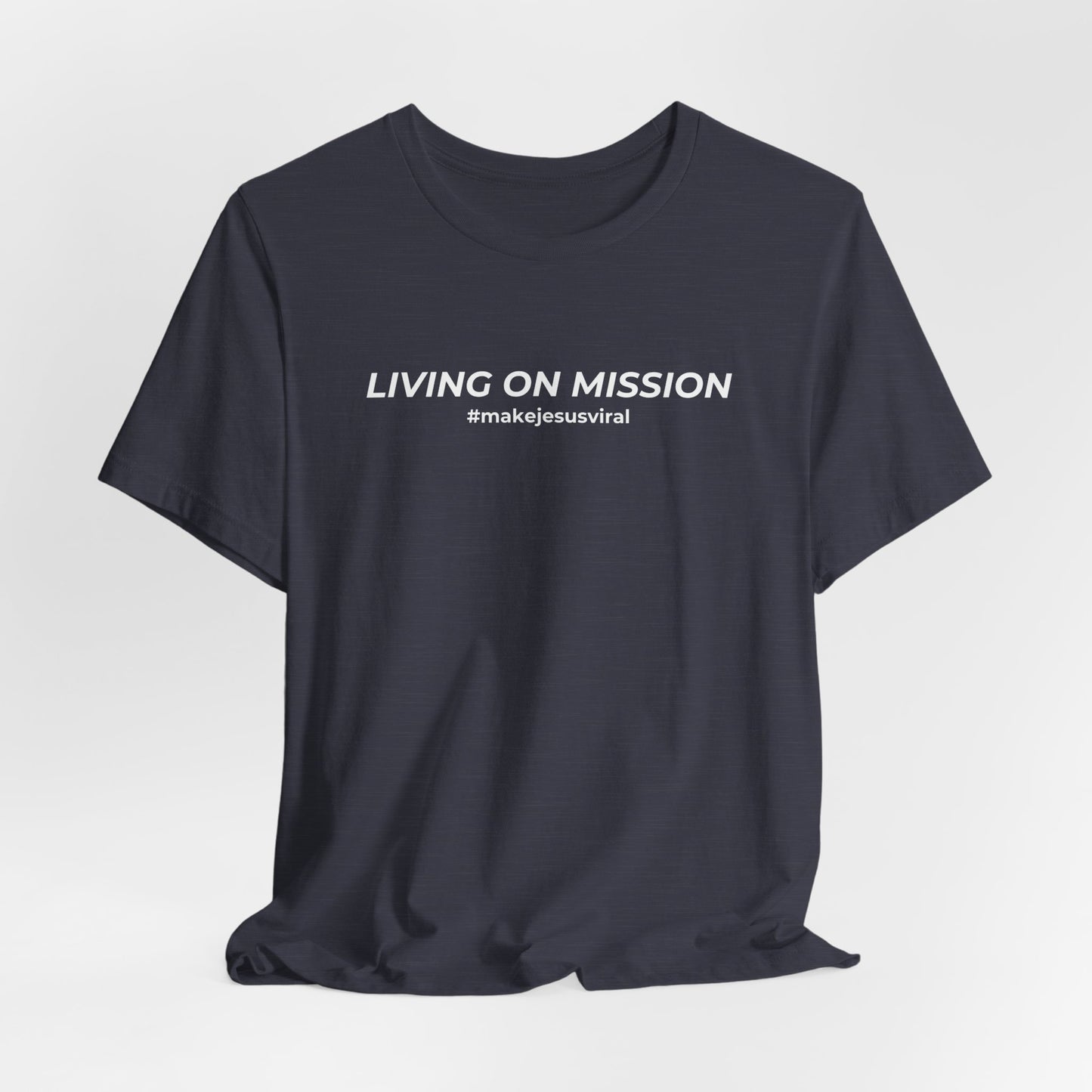 HDUB Cross Living on Mission Philippians 4:13 T-Shirt