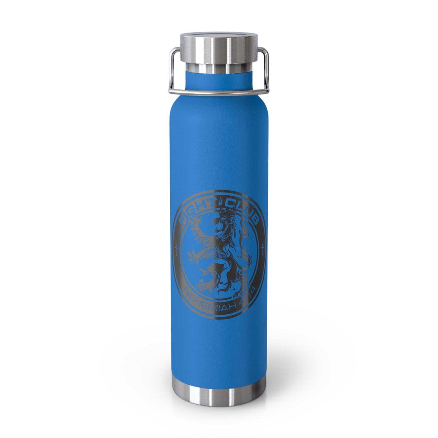 Fight Club Copper Vacuum Insulated Bottle, 22oz - Logo