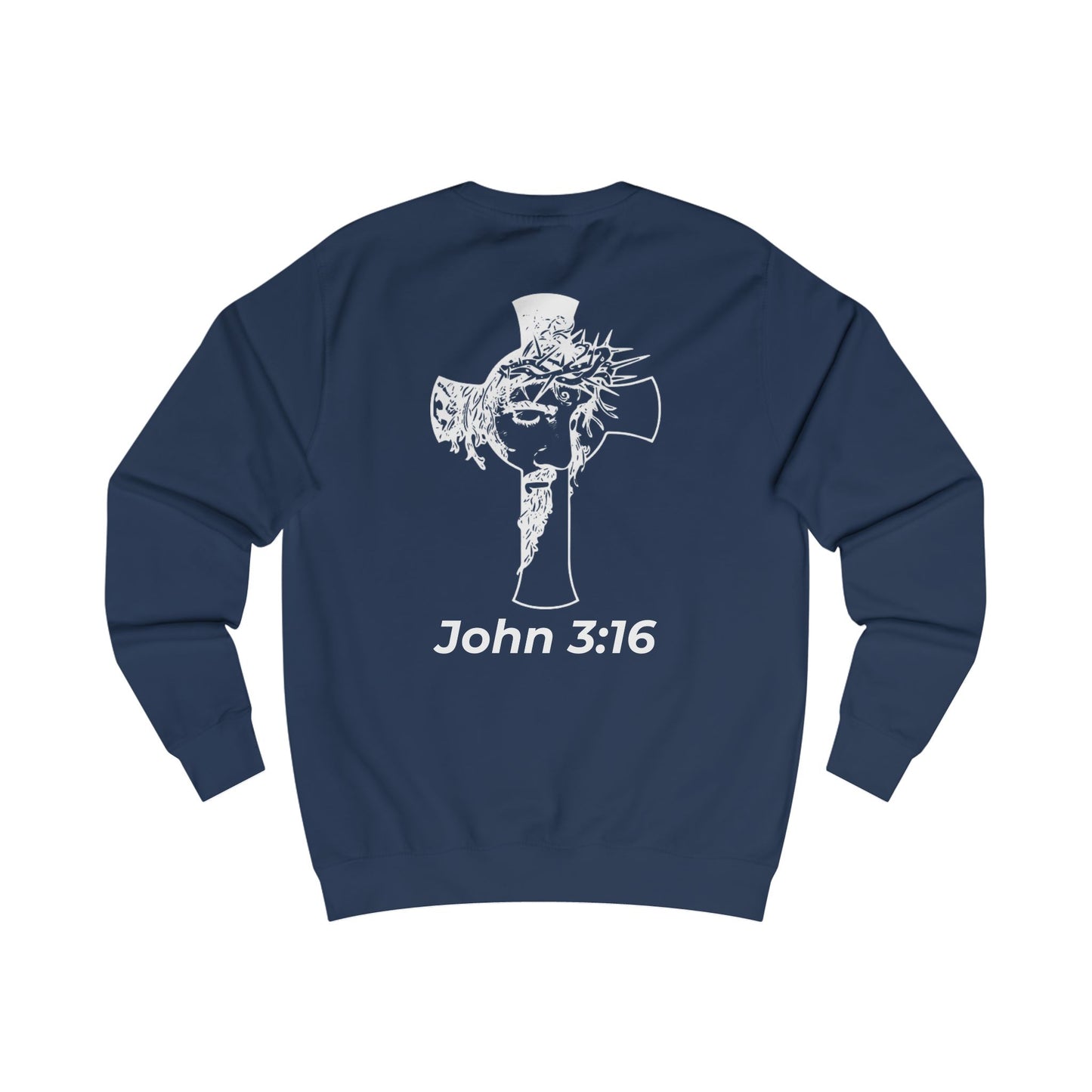 HDUB Cross Living on Mission John 3:16 Sweatshirt