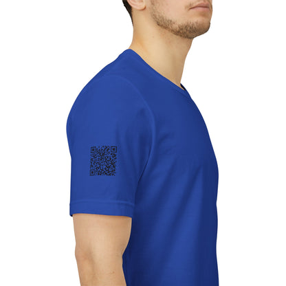 Man in the Mirror - Front Standard Logo with QR on Sleeve and How Can I Pray For You on back