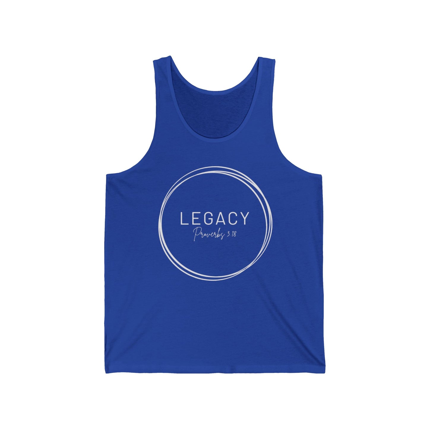 Legacy Circle Flowy Racerback Unisex Tank