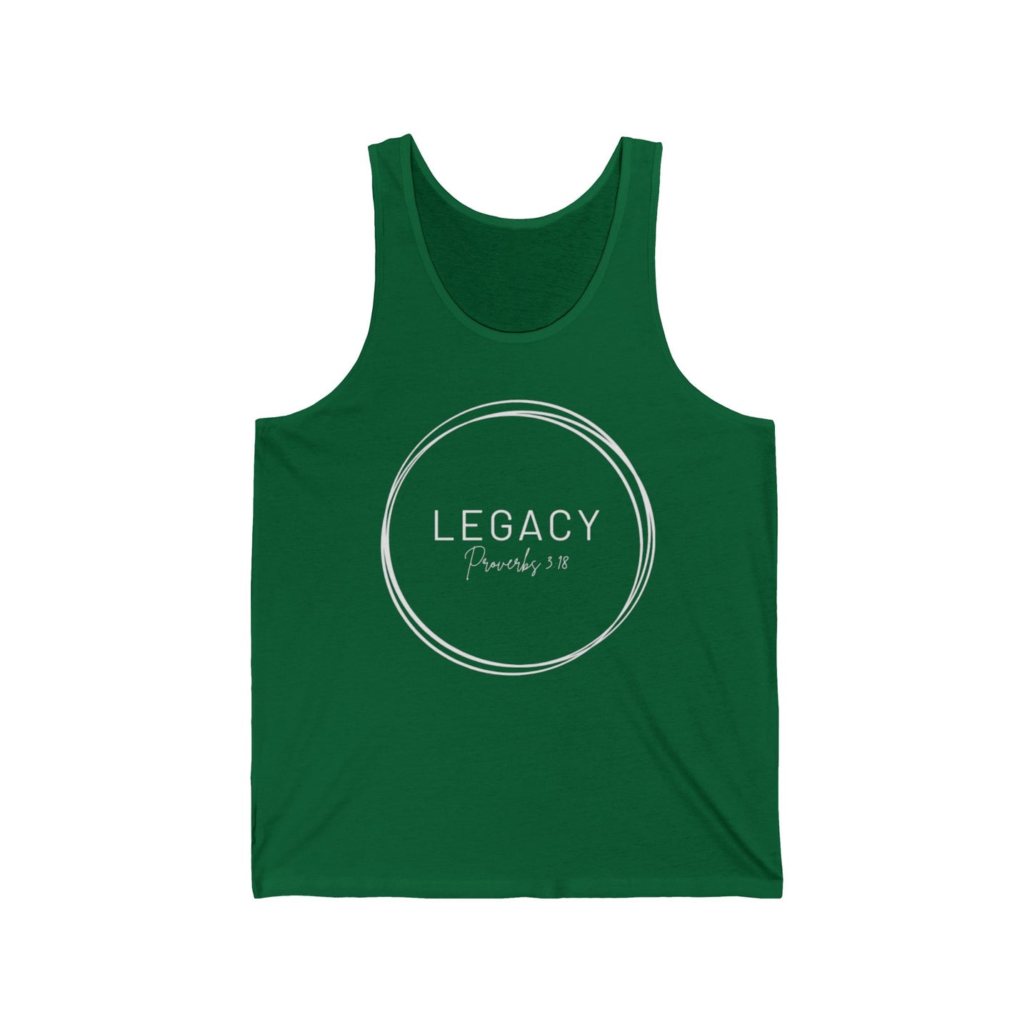 Legacy Circle Flowy Racerback Unisex Tank