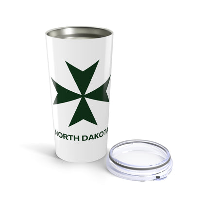 MHOSLJ North Dakota Stainless Steel Tumbler 20oz