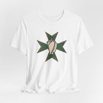 MHOSLJ Hawaii T-Shirt - Large Badge Front and QR Back