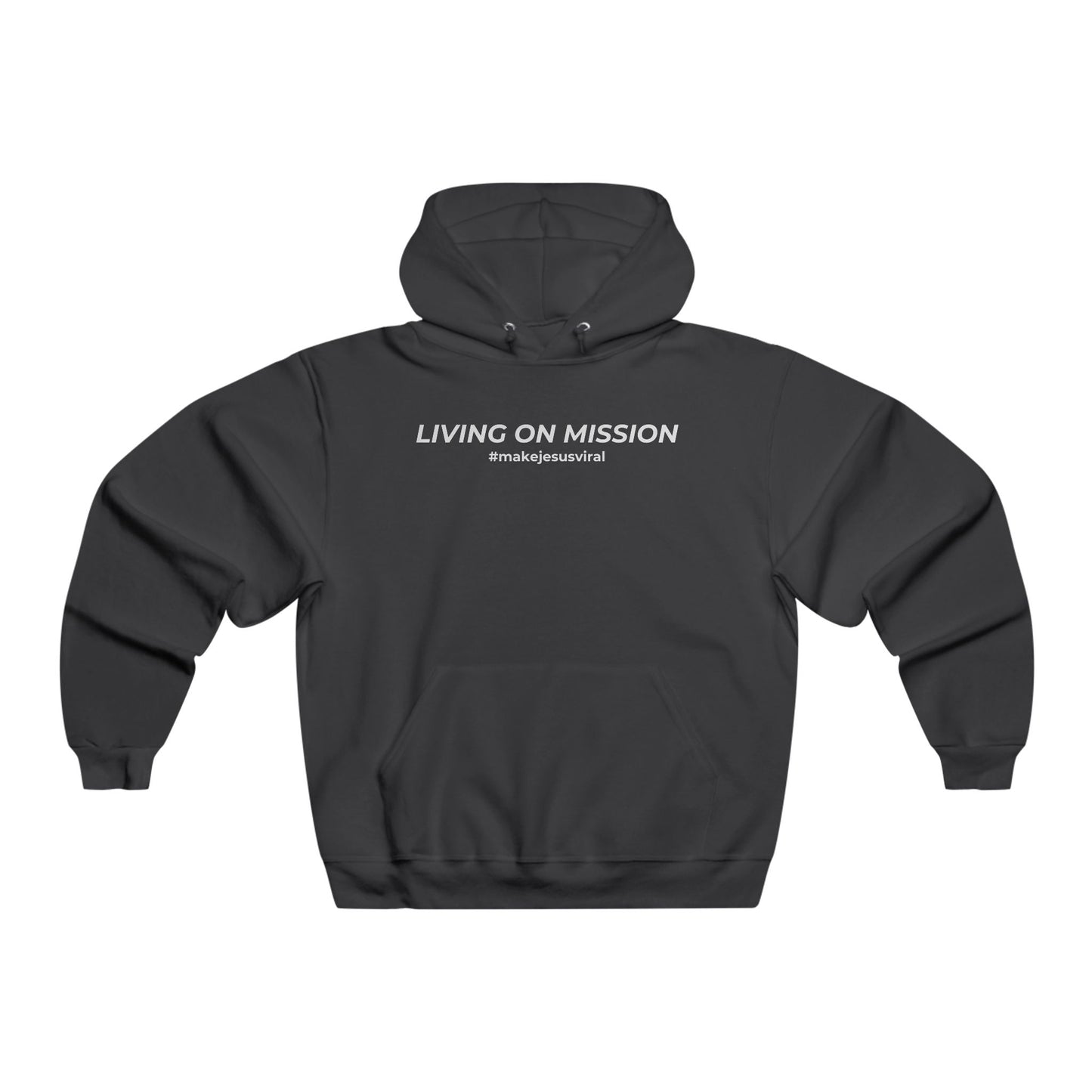 HDUB Cross Living on Mission Philippians 4:13 Hooded Sweatshirt