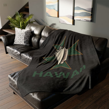 MHOSLJ Hawaii Throw Blanket - Black