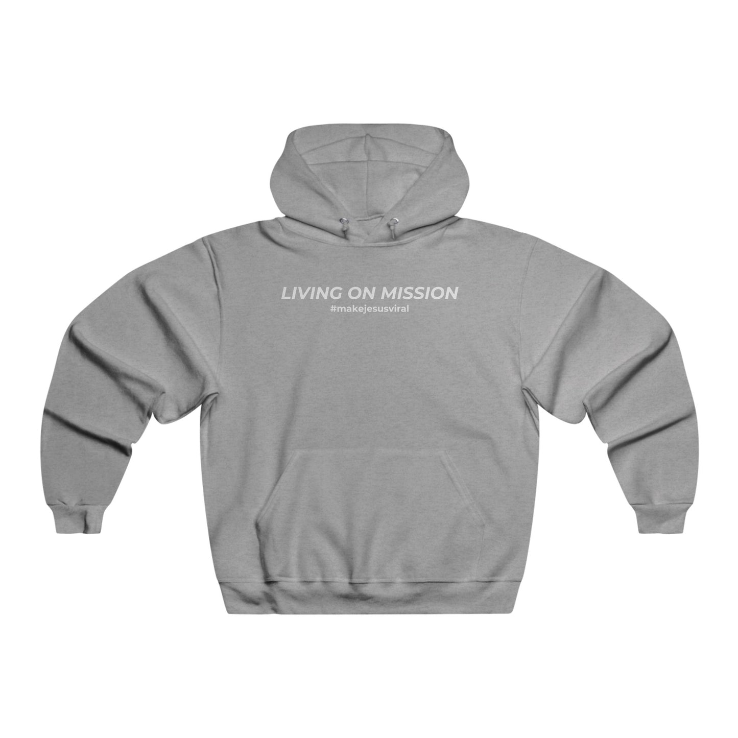 HDUB Cross Living on Mission Philippians 4:13 Hooded Sweatshirt