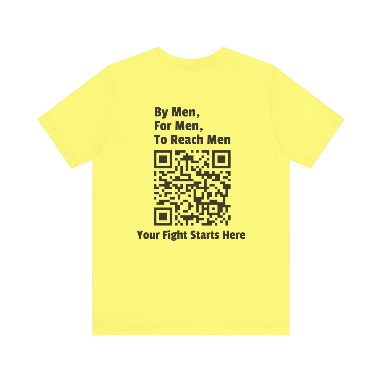 Fight Club T-Shirt - Front Cross and QR Back