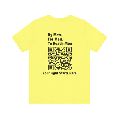 Fight Club T-Shirt - Front Cross and QR Back