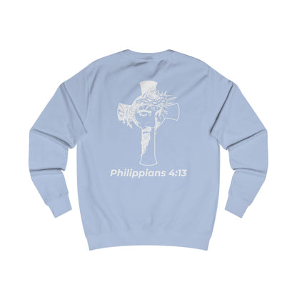 HDUB Cross Living on Mission Philippians 4:13 Sweatshirt