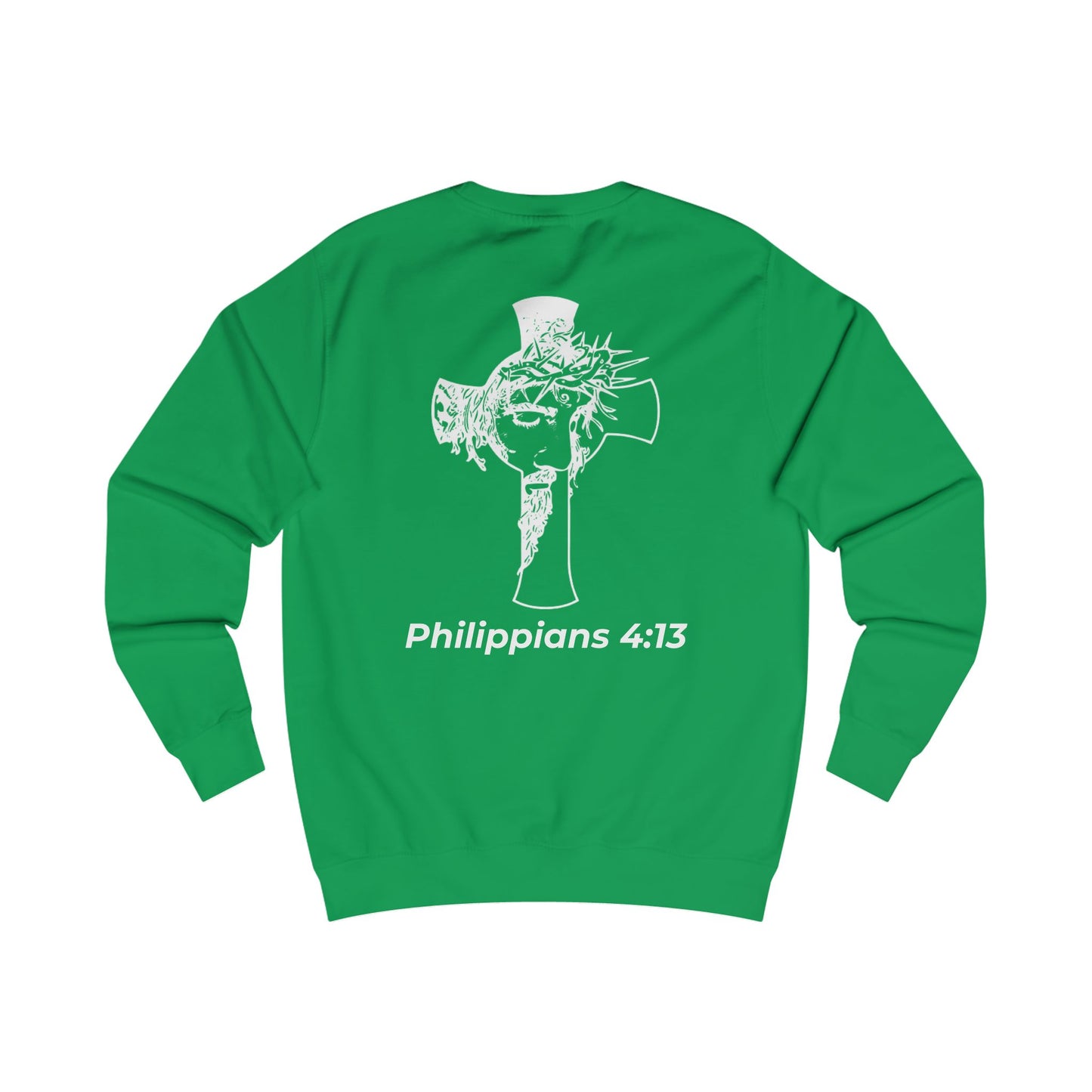 HDUB Cross Living on Mission Philippians 4:13 Sweatshirt