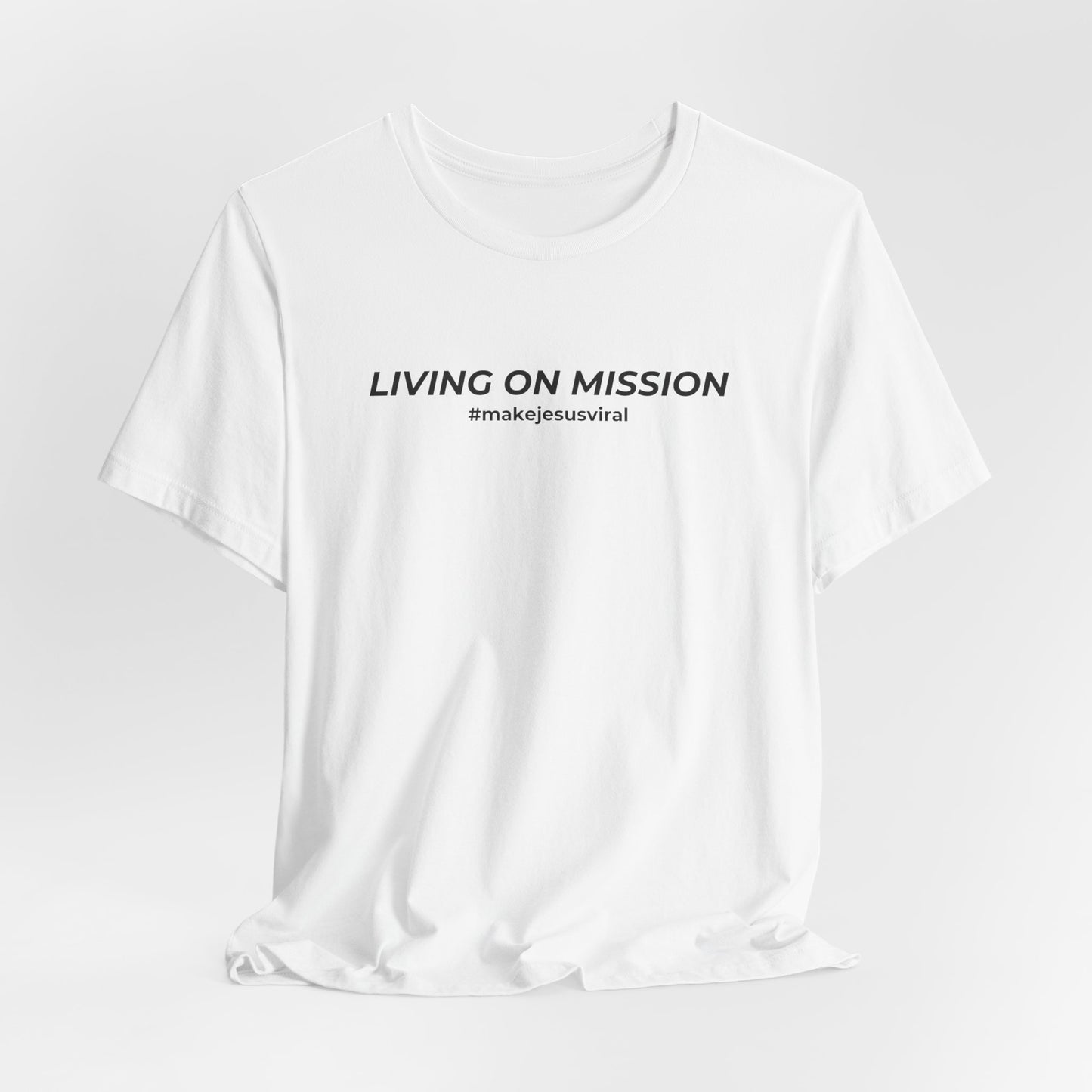 HDUB Cross Living on Mission Philippians 4:13 T-Shirt