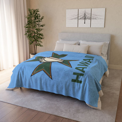 MHOSLJ Hawaii Throw Blanket - Blue