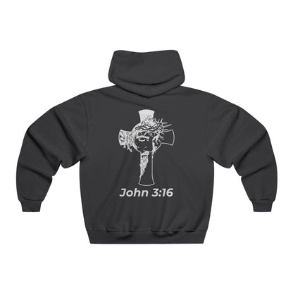 HDUB Cross Living on Mission John 3:16 Hooded Sweatshirt