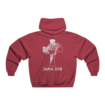 HDUB Cross Living on Mission John 3:16 Hooded Sweatshirt