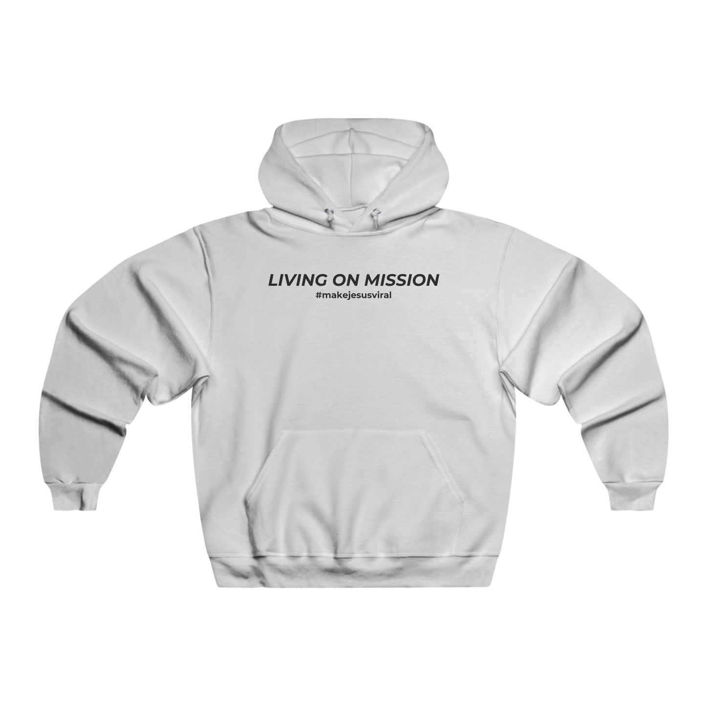 HDUB Cross Living on Mission Philippians 4:13 Hooded Sweatshirt