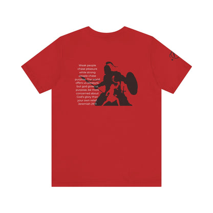 Fight Club T-Shirt - Cross Front, Jeremiah 29:11 Knight Back, and FC Sleeve