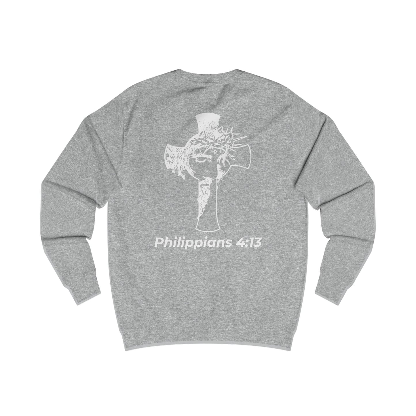 HDUB Cross Living on Mission Philippians 4:13 Sweatshirt