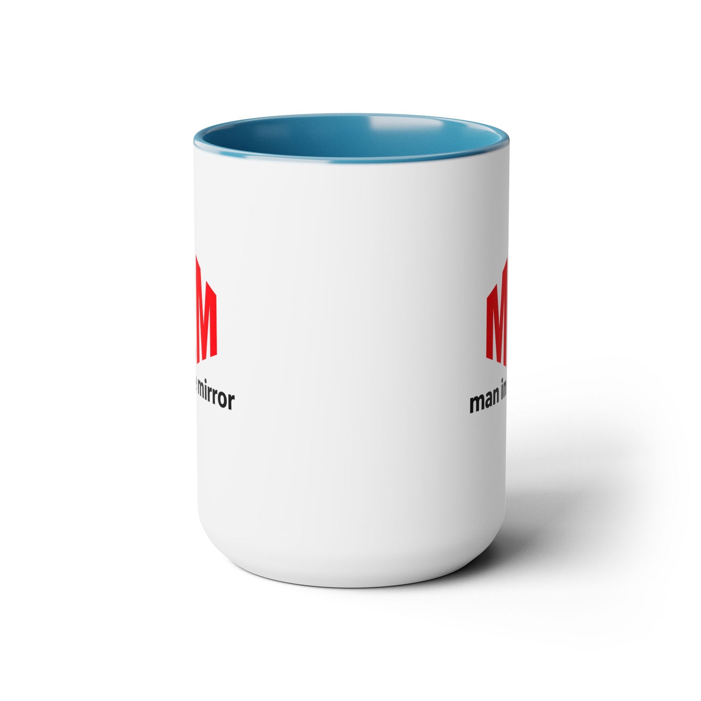 Man in the Mirror - Two-Tone Coffee Mug 15oz