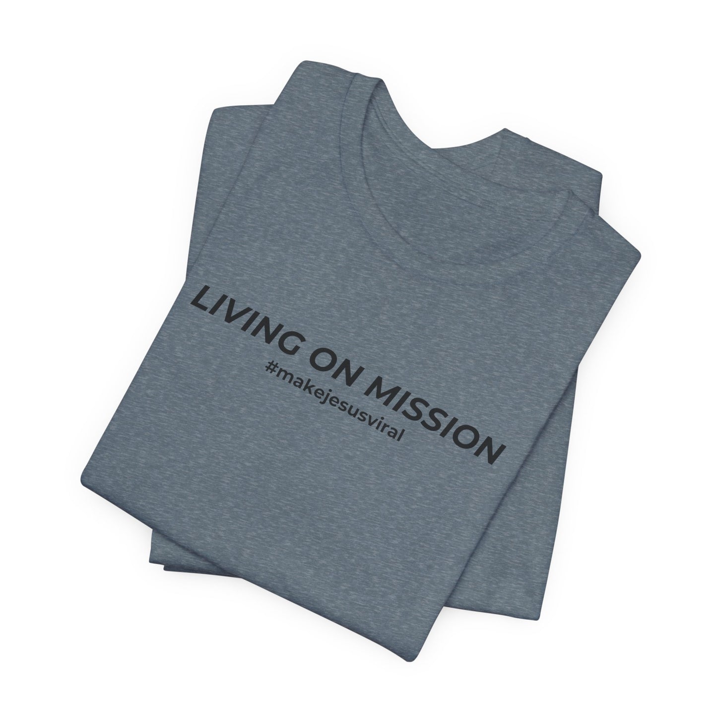 HDUB Cross Living on Mission Philippians 4:13 T-Shirt