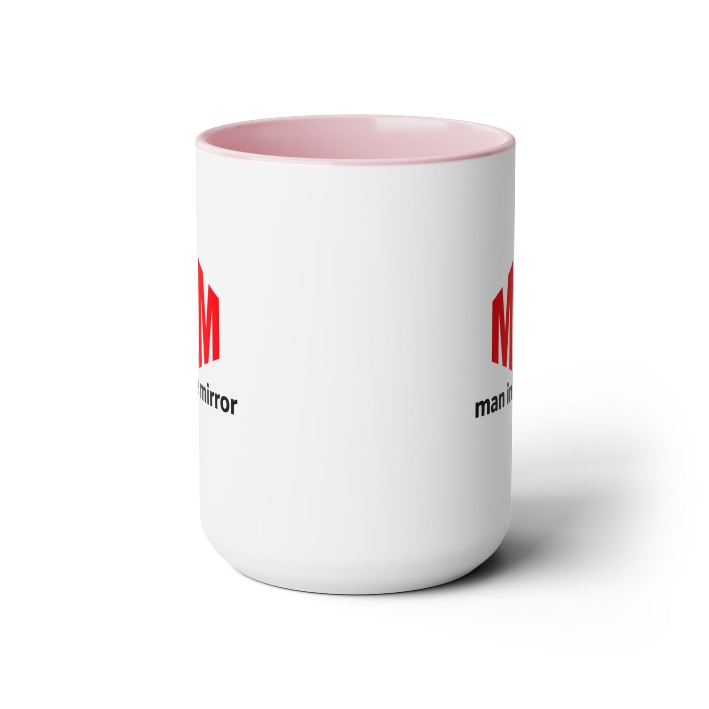 Man in the Mirror - Two-Tone Coffee Mug 15oz