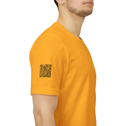 Man in the Mirror - Front Standard Logo with QR on Sleeve and How Can I Pray For You on back