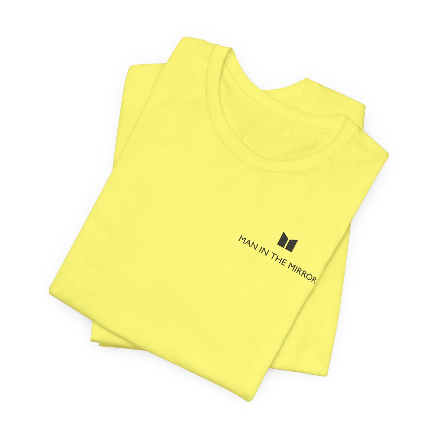 Man in the Mirror - Front Standard Logo with QR on Sleeve and How Can I Pray For You on back