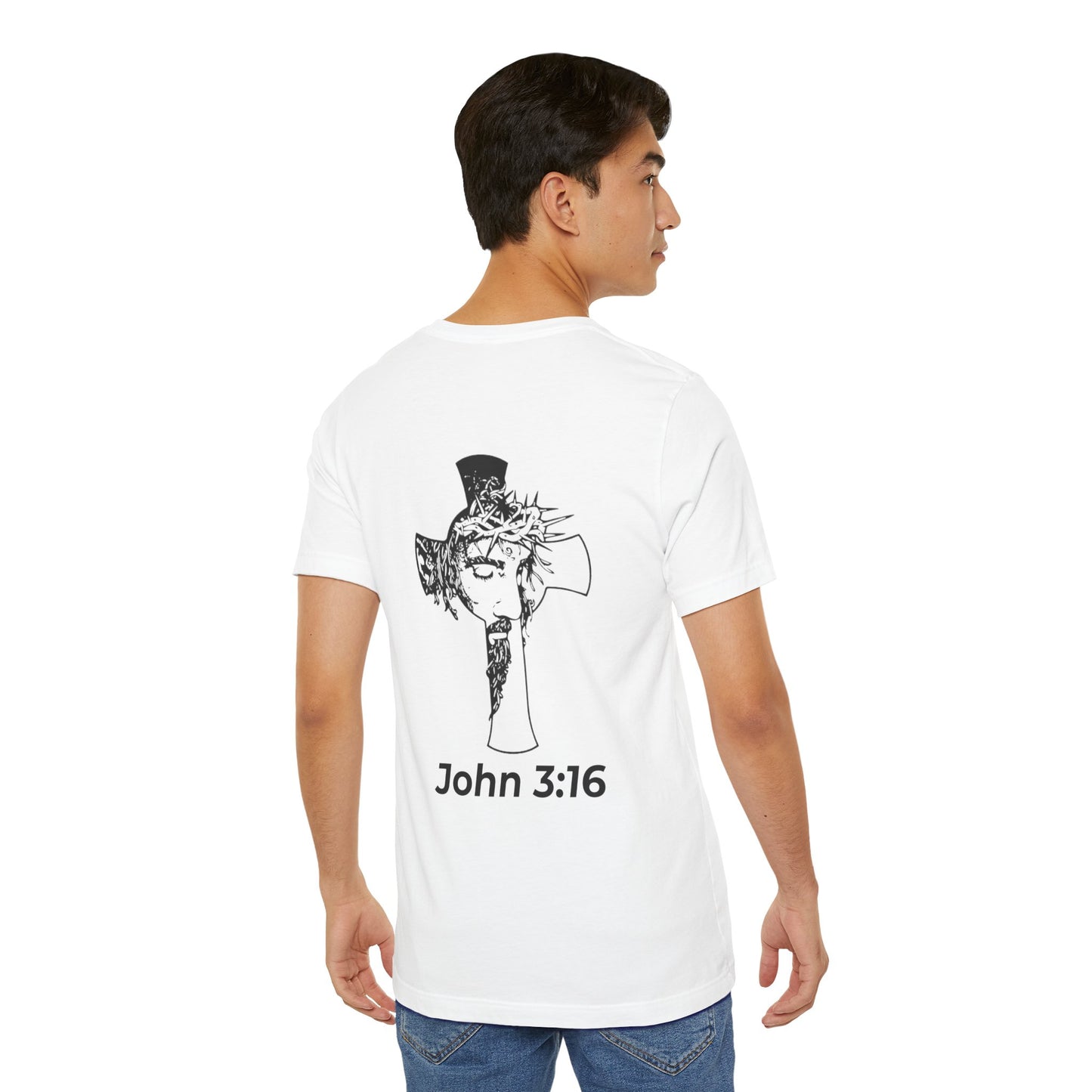 HDUB Cross Living on Mission John 3:16 T-Shirt