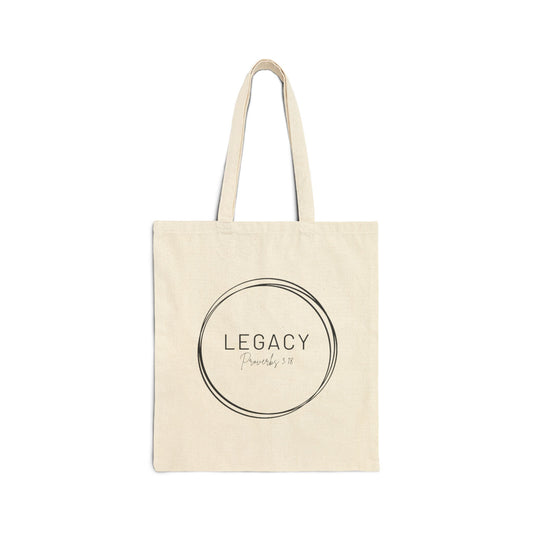 Legacy Circle Cotton Canvas Tote Bag