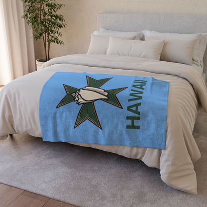 MHOSLJ Hawaii Throw Blanket - Blue