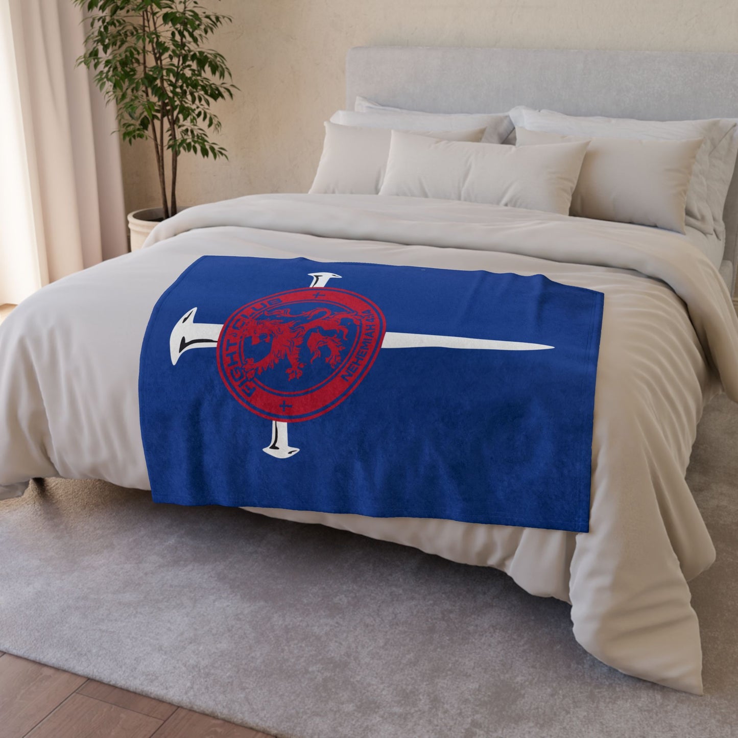 Fight Club Throw Blanket - Logo Cross