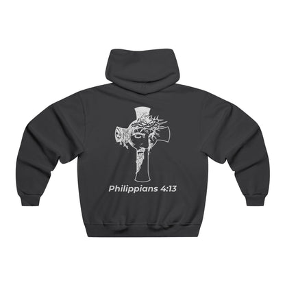 HDUB Cross Living on Mission Philippians 4:13 Hooded Sweatshirt