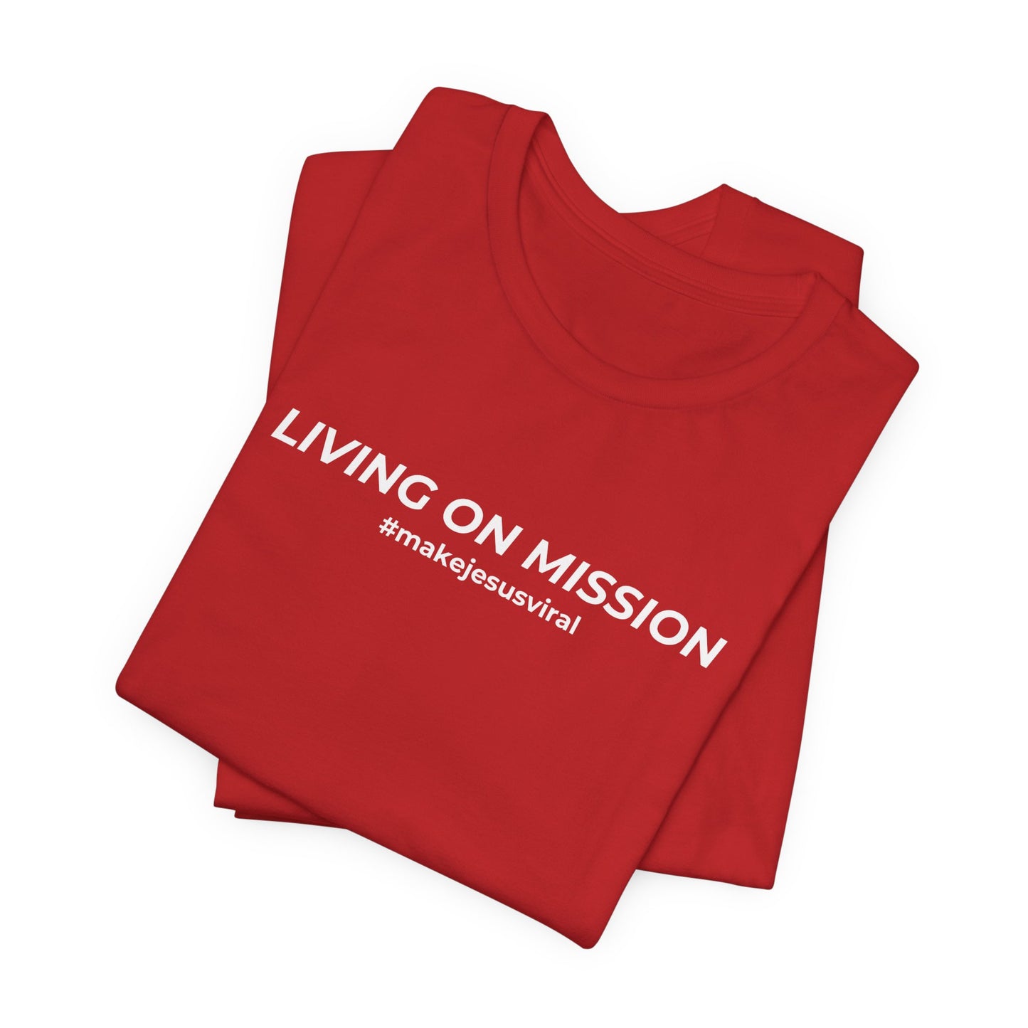 HDUB Cross Living on Mission John 3:16 T-Shirt