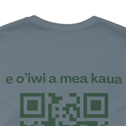 MHOSLJ Hawaii T-Shirt - Large Badge Front and QR Back